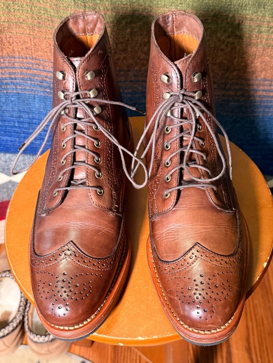Rancourt Other - Rancourt Men's Heritage Leather Wingtip Lace-Up Boots - Worn only at my wedding
